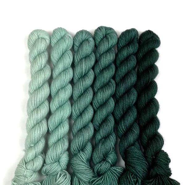 RiverKnits: Gradient Mini Skein Sets